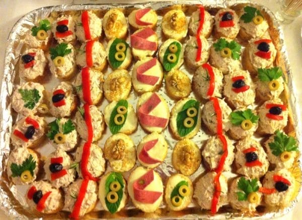 Tavuklu Kanepe Tarifi